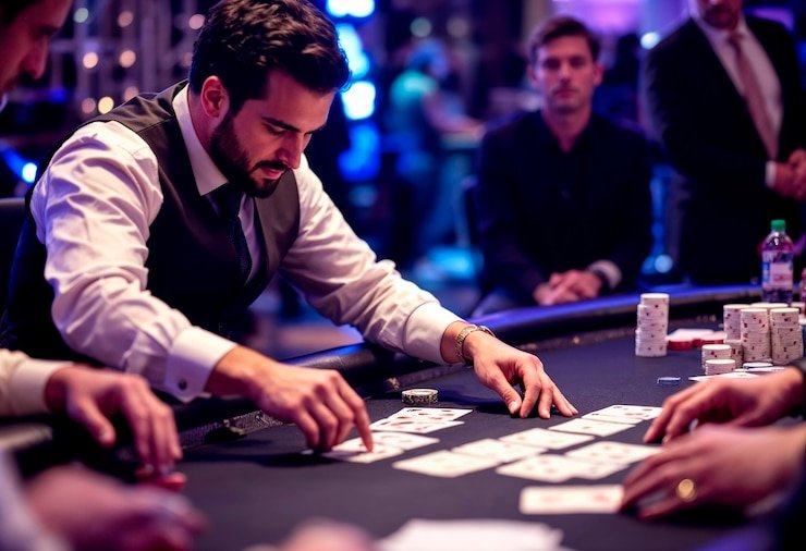 draw china live poker table interface on mobile